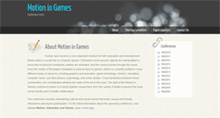 Desktop Screenshot of motioningames.org