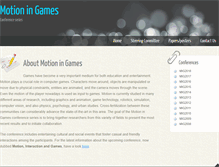 Tablet Screenshot of motioningames.org